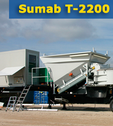 Мобильный бетонный завод Sumab T-2200