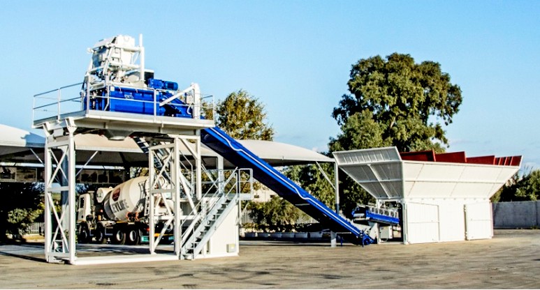 Быстровозводимый бетонный завод класса люкс SUMAB F-60