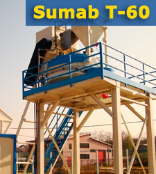 Стационарный бетонный завод Sumab T-60