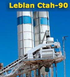Б.у. мобильный бетонный завод Leblan Ctah-90