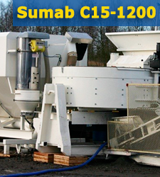 Мобильный бетонный завод Sumab C-15-1200