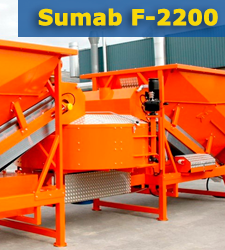 Мобильный бетонный завод Sumab F-2200
