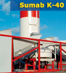 Мобильный бетонный завод Sumab K-40