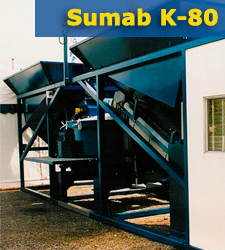 Мобильный бетонный завод Sumab K-80