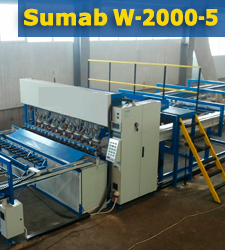 Машина для сварки арматурной сетки Sumab W 2000-5